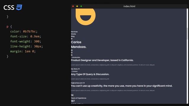 Complete Personal Portfolio from Scratch | Modern HTML Website Design