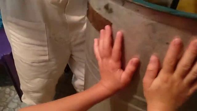 Улий дома. Качаем мёд.