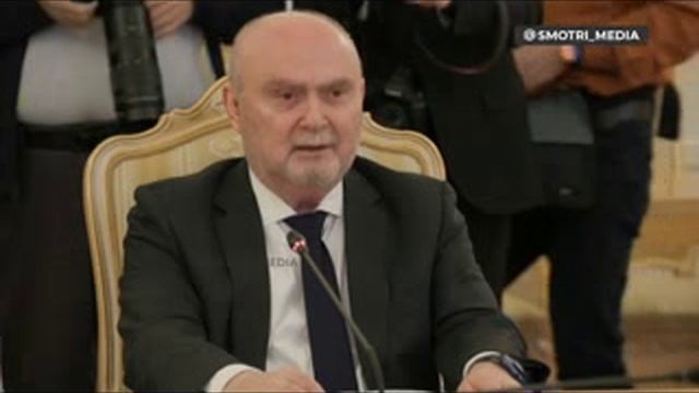 Глава МИД Сергей Лавров и генсек ОБСЕ Феридун Синирлиоглу