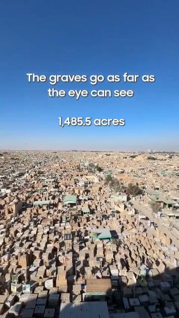 Вади ус Салам, Ирак, самое большое кладбище в мире возрастом 1400 лет