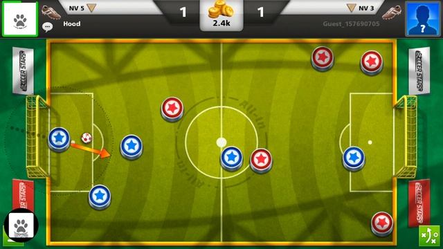 Soccer stars. ALL in challenge. 9 win .2 lose