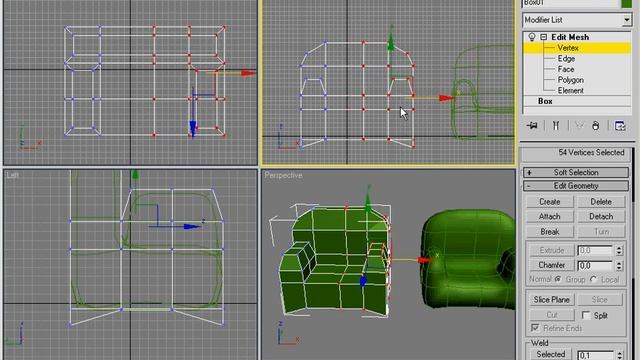 Video 3D MAX 16 mesh