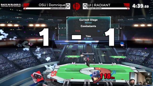 Domnique (ROB) vs. Radiant (Ike) - Back in Blood V - SSBU Pools WR2