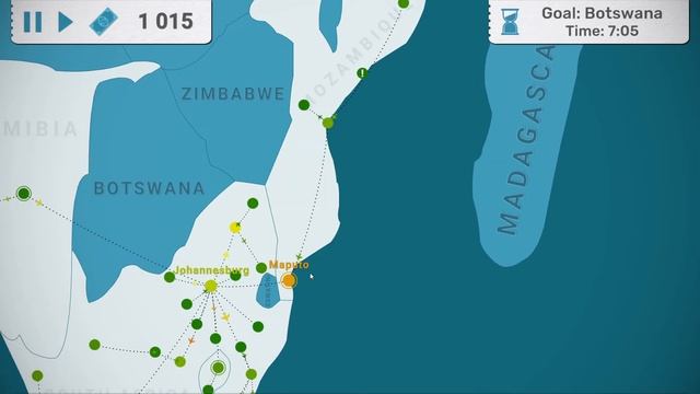 Start of scenario South Africa