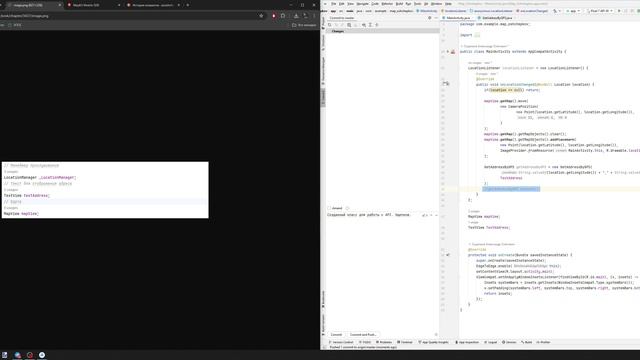 Практическое занятие №29: Работа с картами и GPS