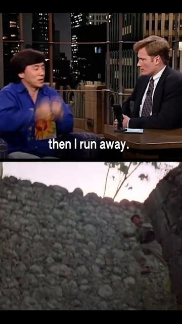 Jackie Chan Almost Died While Doing This Stunt #shorts #jackiechan