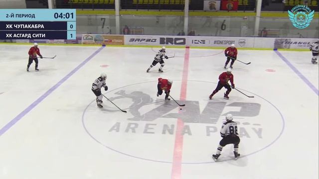 ХК Чупакабра – ХК Асгард Сити | Предсезонный турнир | ЛД Arena Play Север Главная арена
