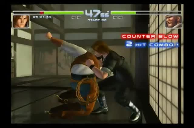 Dead or Alive 2 PS2 - Time Attack Mode with Ein