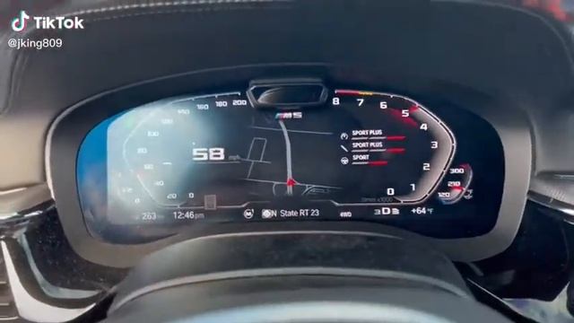 BMW M5 COMPETITION acceleration
