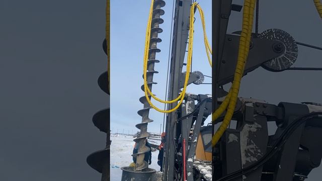 Замена шнека на буровой БО-9  копер СП-49