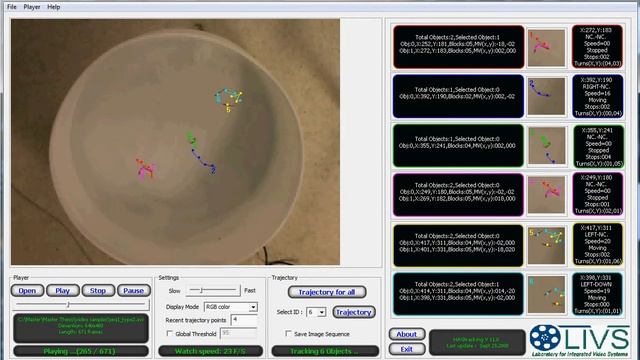 Software for Fish Tracking Inside the Aquarium