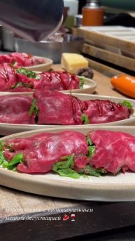 Вечер в мясном ресторане Marmo