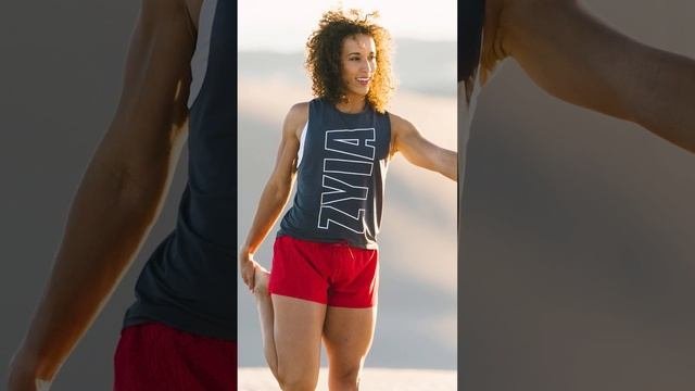 Activewear Review: Gray ZYIA Athlete Tank #1323 and Light Pink #1324