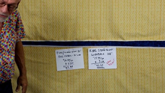 108" Wide Fabric