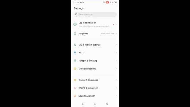 Infinix Smart 6HD How To Enable OTG Settings