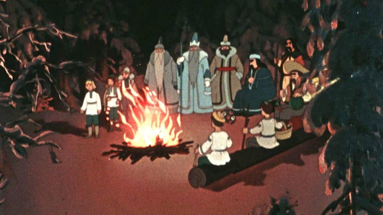 Двенадцать месяцев — Русский трейлер (мультфильм 1956)