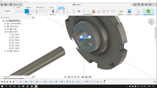 Mono Suspension in Autodesk Fusion 360