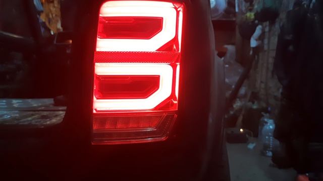 Задний led фонарь нива с оранжевым поворотником