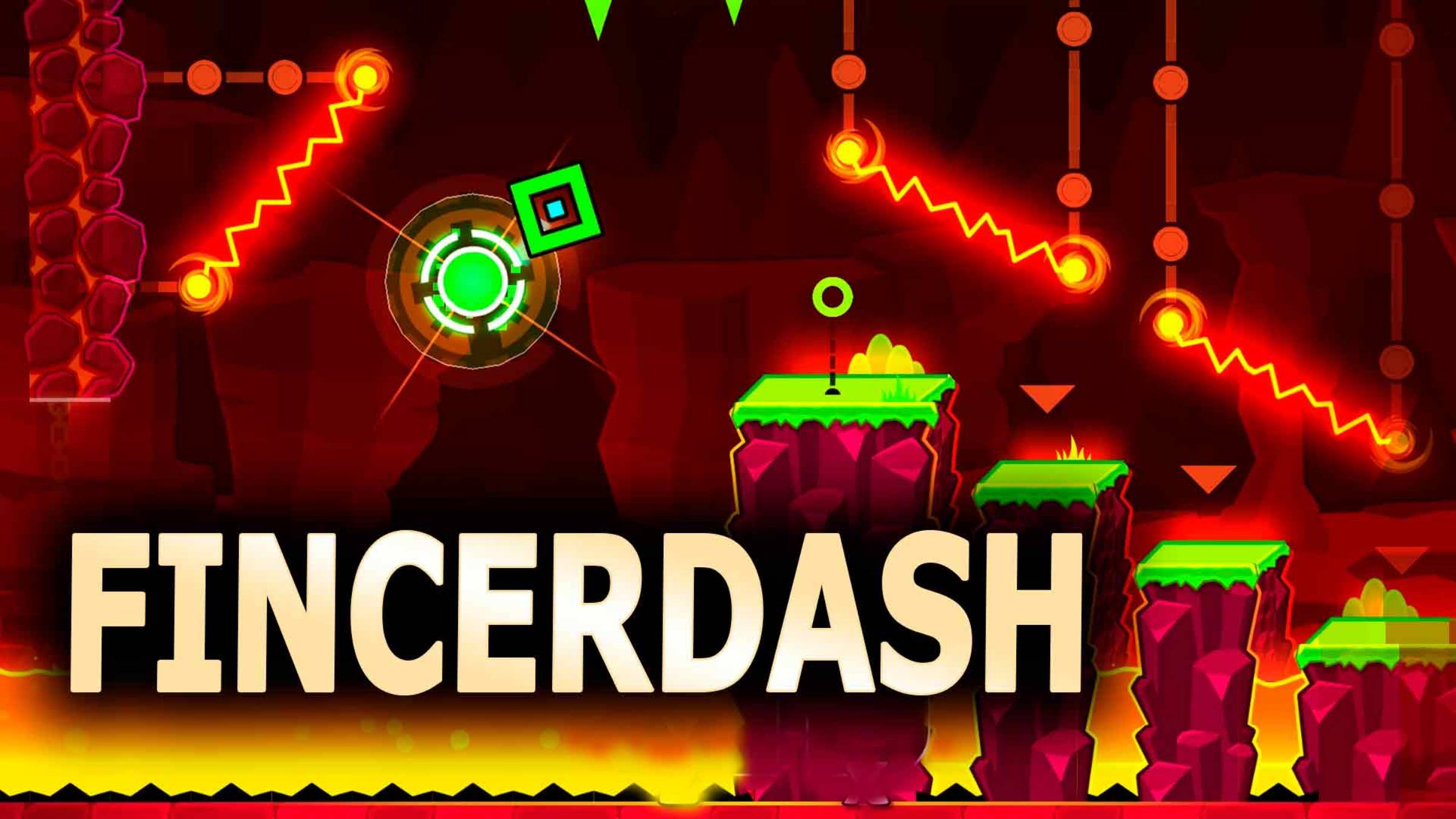 Fincerdash. Прохождение Geometry Dash