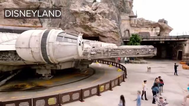 Star Wars: Galaxy's Edge shown at Disneyland through drone footage