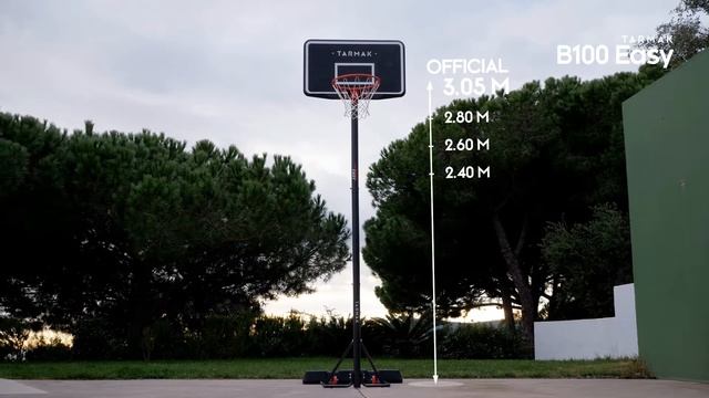 B100 easy kids'/adult basketball hoop - Decathlon Ireland