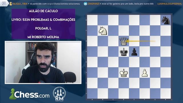 RESOLVENDO MATES EM 2 COM A AJUDA DO MI QUINTILIANO - PARA MELHORARMOS O CÁLCULO NO XADREZ!!!