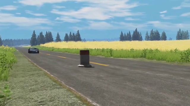 Машина против столба