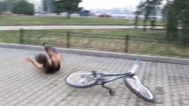 Прыжок через цепь, но цепь не дала прыгнуть
