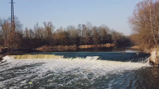 Водопад на реке Лава в Знаменске (Калининградская область)