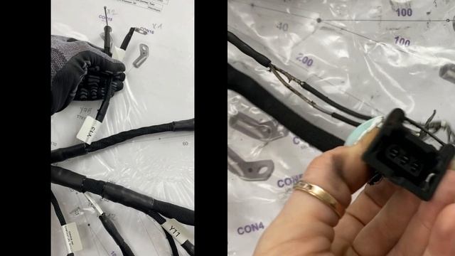 Обзор изготовленного жгута ДВС 10118422 по образцу для гусеничного бульдозера Liebherr D936