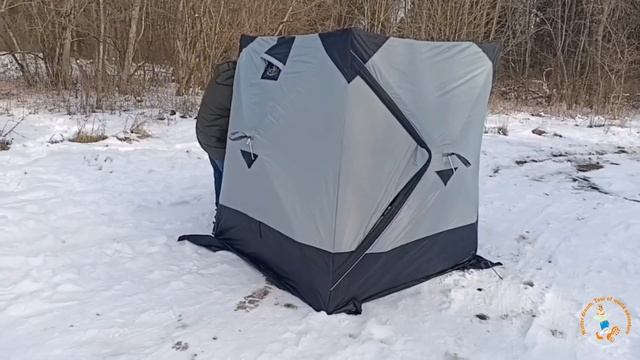 Видео обзор Тёплого домика Шалаш️ Ильича Четыре Сезона и Трёхслойного Шестигранника .