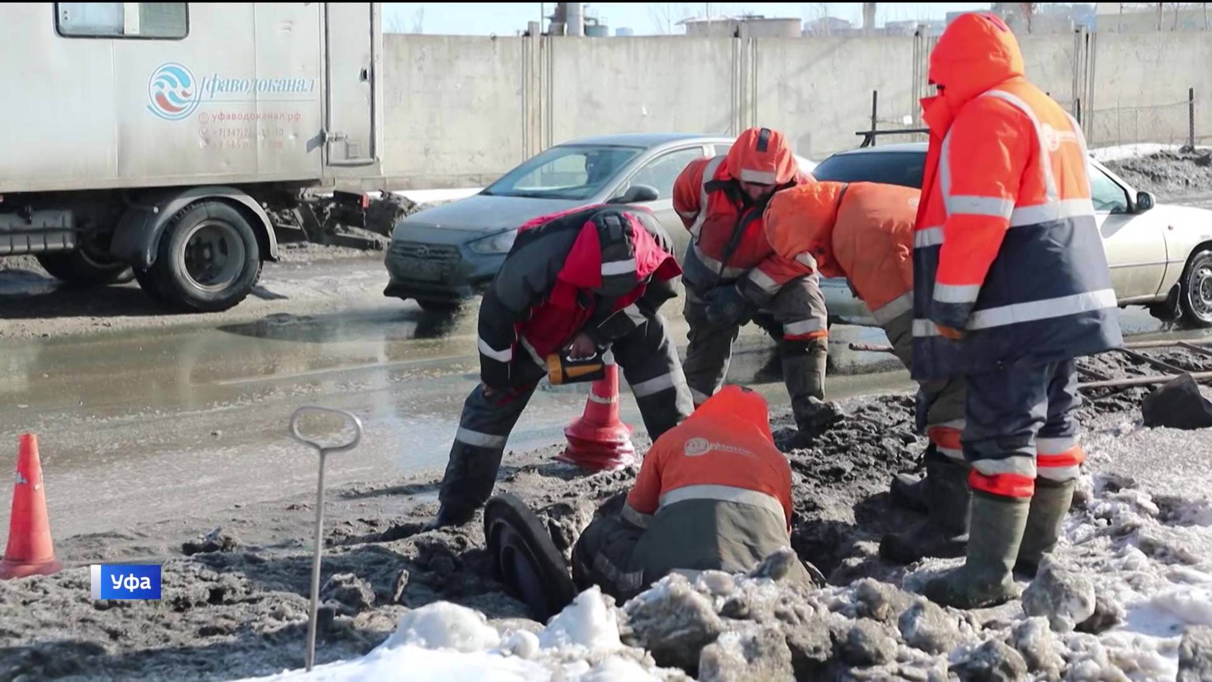 Жители уфимской Нижегородки почти сутки проведут без воды из-за коммунальной аварии