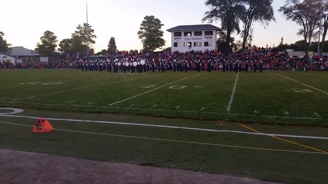 Napoleon High School Marching Band halftime show at Liberty Center on Friday September 2nd 2016