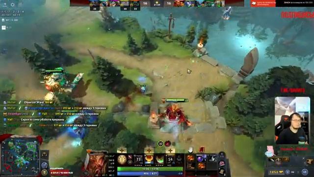 Dota 2! Legion Commander! Очень стараюсь набить своей тиме урон!