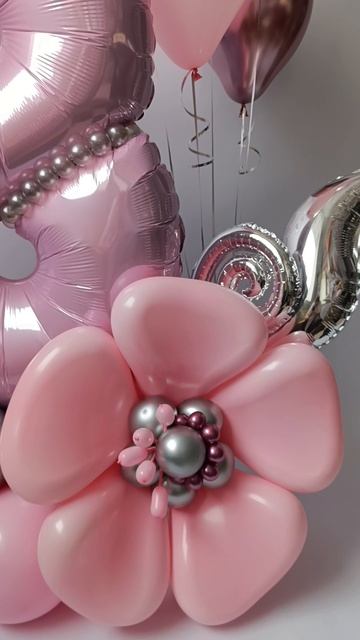 Воздушная композиция «Цветочная нежность"