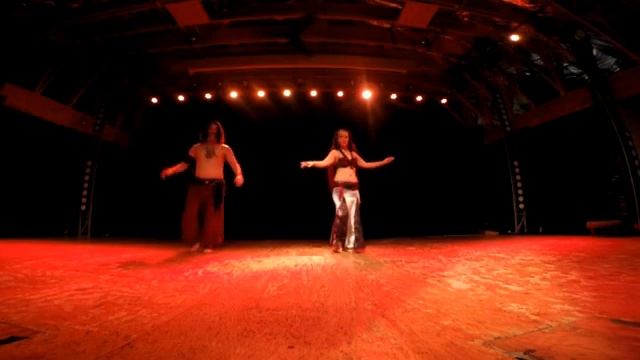 Chad and Cecilia Rinn belly dance Duet