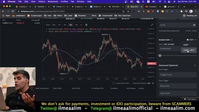 How to do Spot Future TWAP Grid BOT Trading on Binance in Hindi Urdu