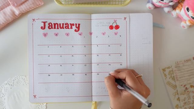 Bullet Journal Enero 2025 | Plan with me 🎀