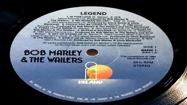 Bob Marley & The Wailers - Three Little Birds (1984 Vinyl)