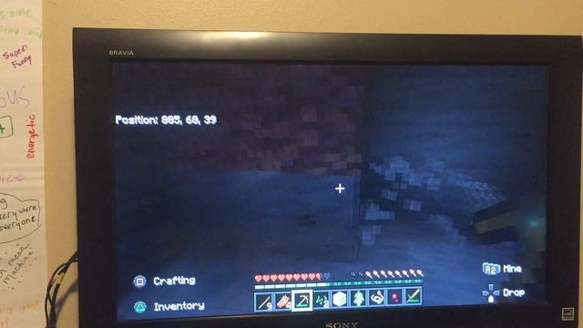 Minecraft server part 1 with my friend moonlight