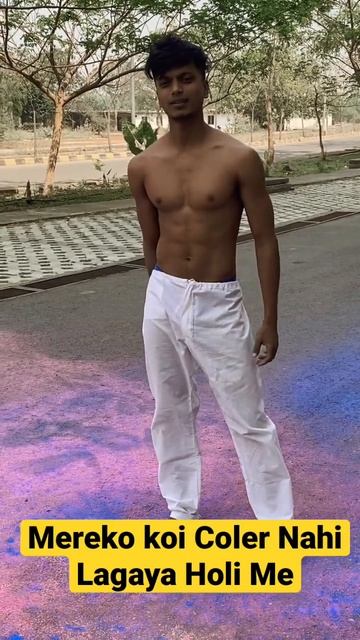 Mereko Koi colour Nahin Laga Holi Mein￼ #shorts #youtubeshorts #holi