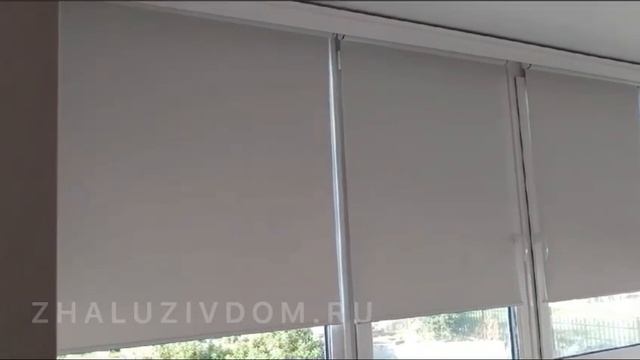 Рулонные шторы с электроприводом от сети на заказ - ZHALUZIVDOM.RU
