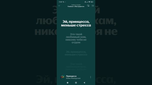 "принцесса,, караоки ну как вам