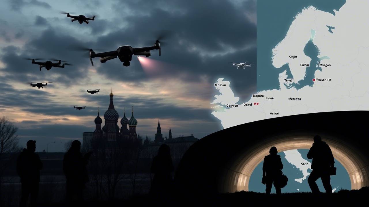 Массированная атака украинских дронов на Москву что происходит?