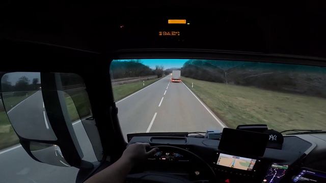ОБЪЕЗД ЗАКРЫТОГО УЧАСТКА ДОРОГИ В ГЕРМАНИИ | POV TRUCK DRIVING MERCEDES-BENZ ACTROS.