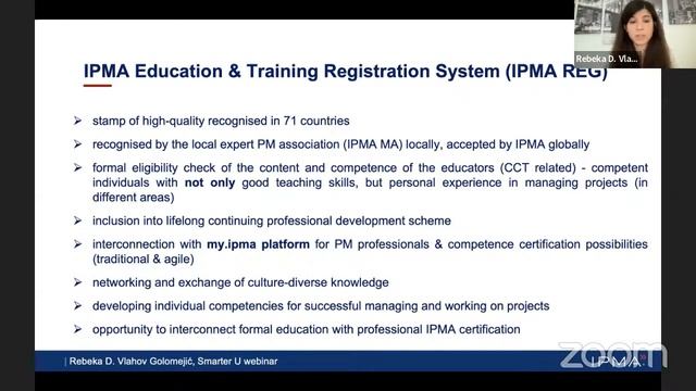 Webinar Project Management at Universities: Opportunities offered by IPMA for Universities