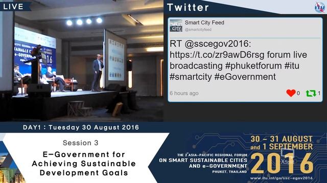 The 2nd Asia-Pacific Regional Forum : On Smart Sustainable Cities and E-government (Day1_part2)