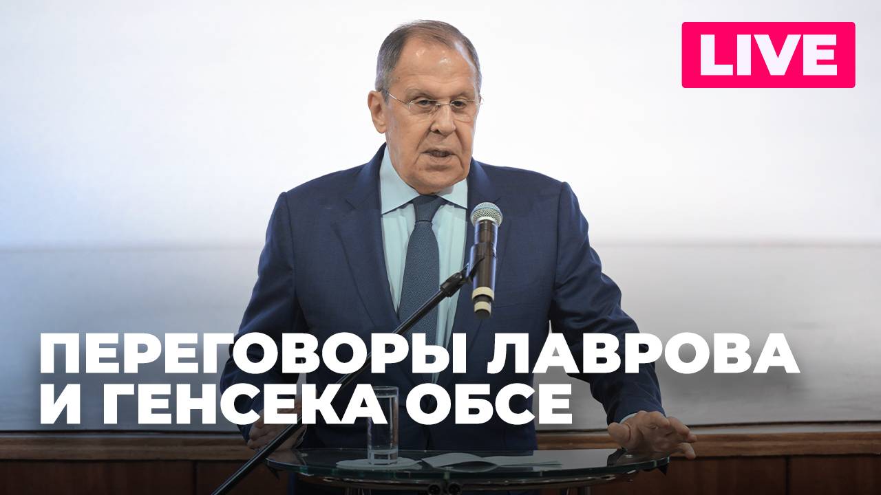 Переговоры Лаврова и генсека ОБСЕ проходят в Москве