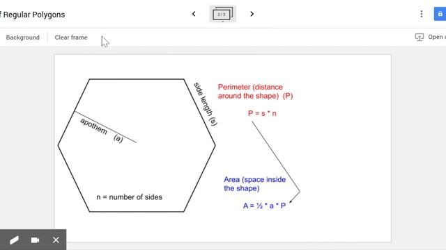Area of Regular Polygons
