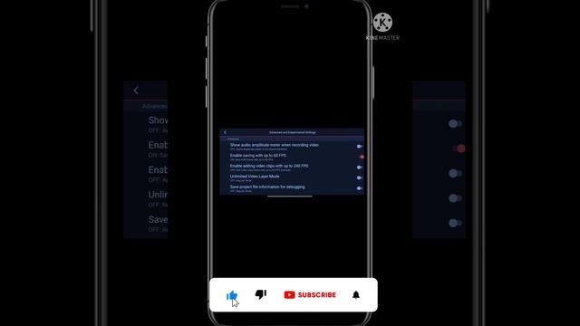 Kinemastar how to enable 60fps setting | Kinemastar 60 fps frame rate setting #kinemaster